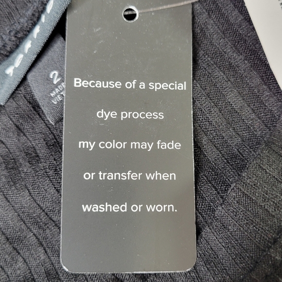 Torrid Top Size 2 2X Super Soft Ribbed Knit Mix Ruffled Flutter Sleeve Black New - Picture 7 of 15